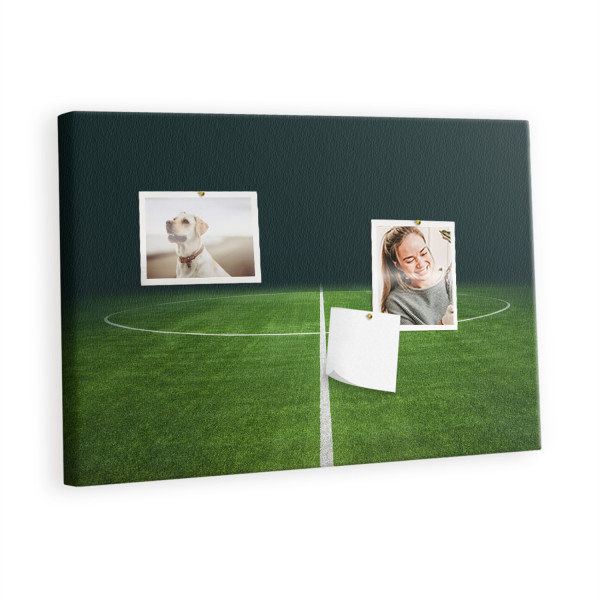 Tablica korkowa 60x40 cm dekoracyjna + pinezki Boisko 516758