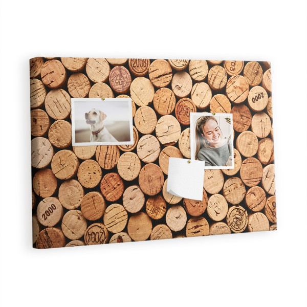 Tablica korkowa 60x40 cm dekoracyjna + pinezki Organizer 397741