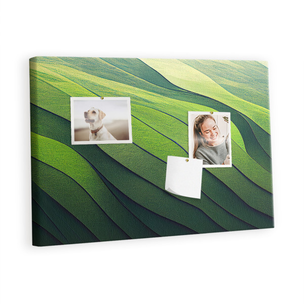 Tablica korkowa 60x40 cm dekoracyjna + pinezki Pola 407661