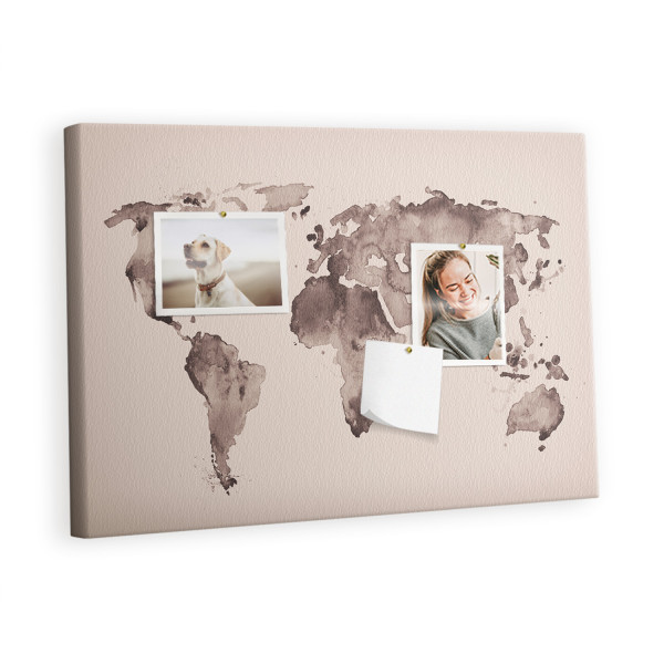 Tablica korkowa 60x40 cm do kuchni + pinezki Organizer 372686