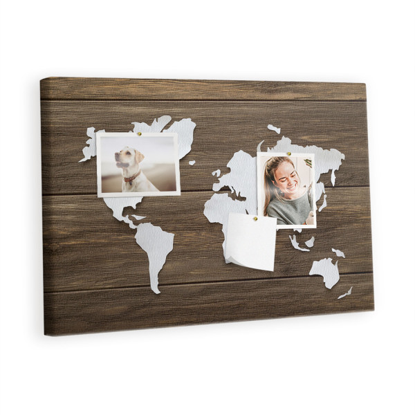 Tablica korkowa 60x40 cm do pracy + pinezki Organizer 372780