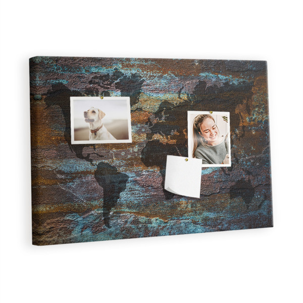 Tablica korkowa 60x40 cm do salonu + pinezki Organizer 372743