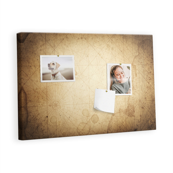 Tablica korkowa 60x40 cm do salonu + pinezki Organizer 372775