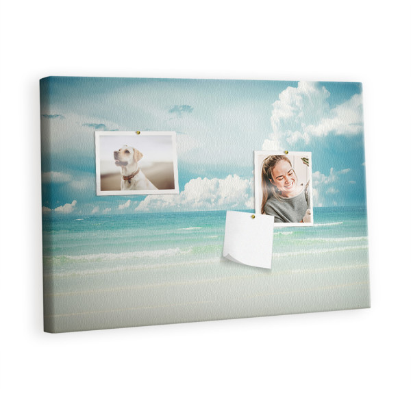 Tablica korkowa 60x40 cm do salonu + pinezki Organizer 384074