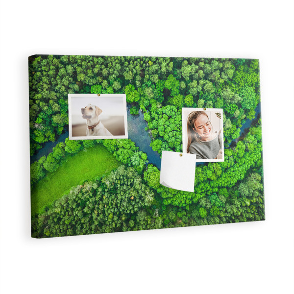 Tablica korkowa 60x40 cm do sypialni + pinezki Organizer 428608