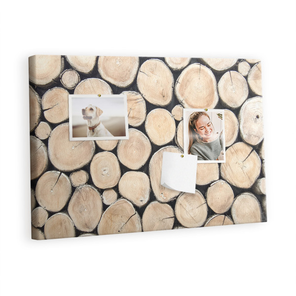 Tablica korkowa 60x40 cm do szkoły + pinezki Drzewa 430943