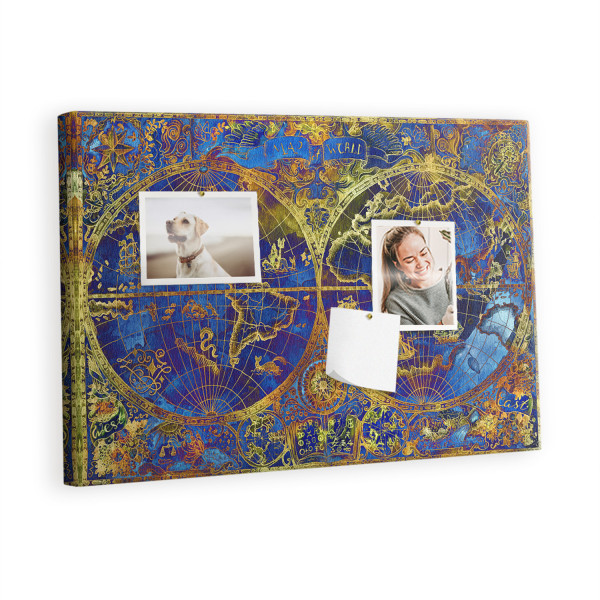 Tablica korkowa 60x40 cm do szkoły + pinezki Organizer 426090