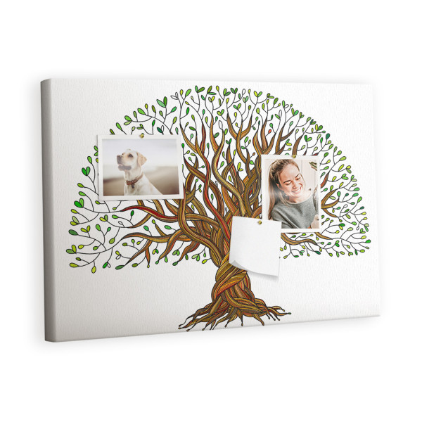 Tablica korkowa 60x40 cm organizer + pinezki Planer 384167