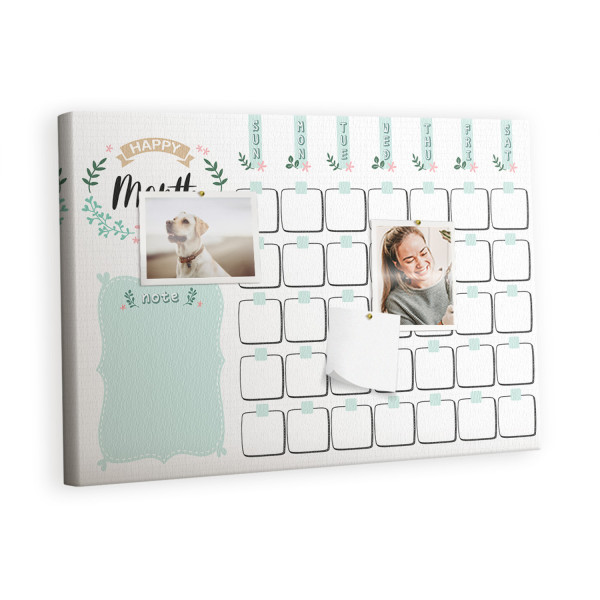 Tablica korkowa 60x40 cm organizer + pinezki Planer 528629