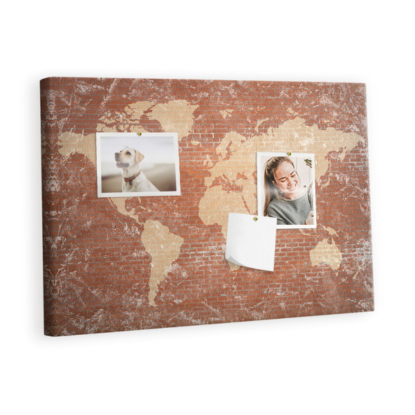 Tablica korkowa 60x40 cm organizer + pinezki Planer 372699