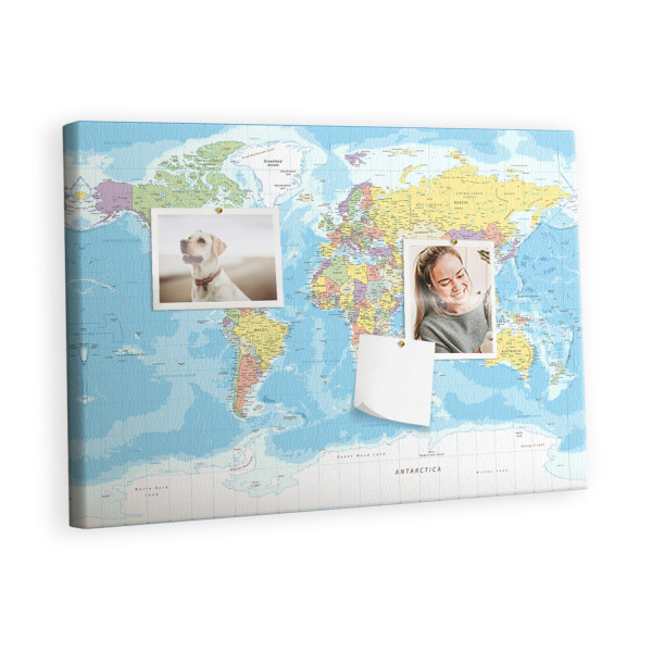 Tablica korkowa 60x40 cm organizer + pinezki Planer 283077
