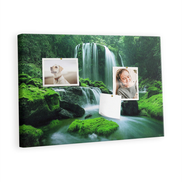 Tablica korkowa 60x40 cm organizer + pinezki Wodospad 428715