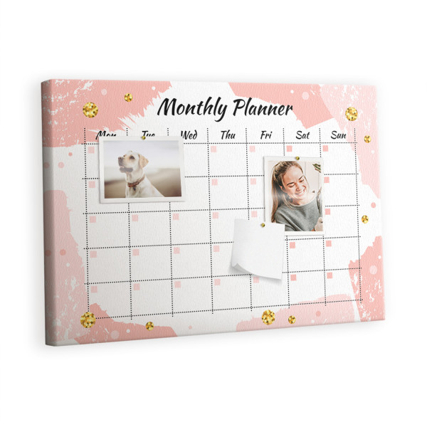 Tablica korkowa 60x40 cm planer + pinezki Organizer 528476