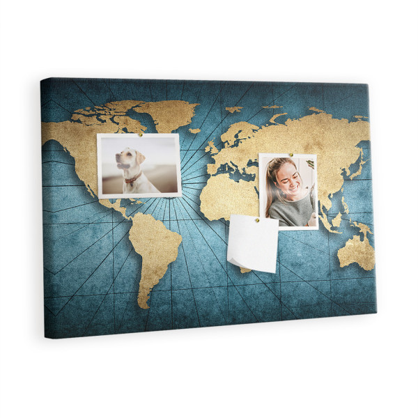 Tablica korkowa 60x40 cm planer + pinezki Organizer 355276