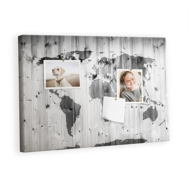 Tablica korkowa 60x40 cm planer + pinezki Organizer 372713