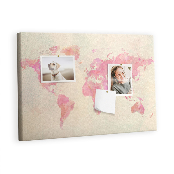 Tablica korkowa 60x40 cm planer + pinezki Organizer 372714