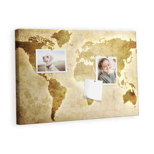 Tablica korkowa 60x40 cm planer + pinezki Organizer 372903