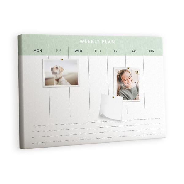 Tablica korkowa 60x40 cm planer + pinezki Organizer 383548