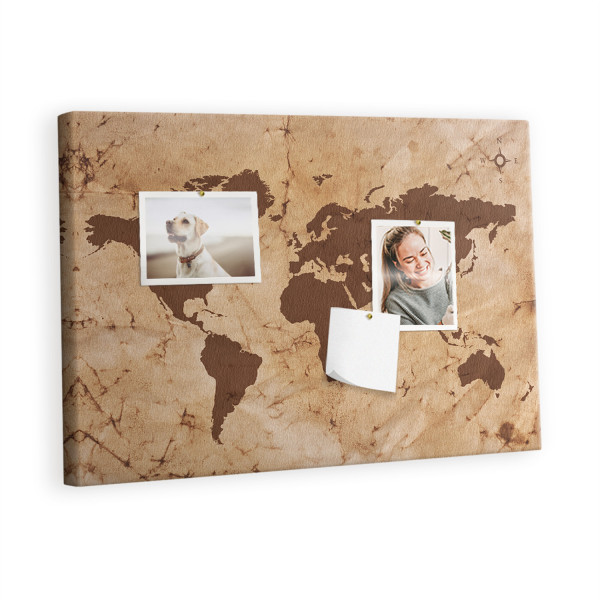 Tablica korkowa 60x40 cm planer + pinezki Vintage 357243