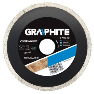Tarcza diamentowa 115×22.2mm pełna GRAPHITE 57H640 158180 Tarcza diamentowa 115×22.2mm pełna GRAPHITE 57H640 158180