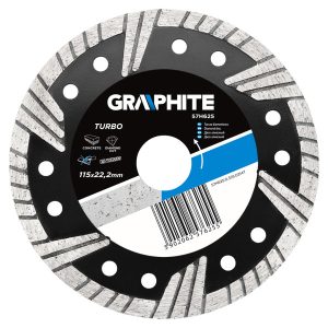 Tarcza diamentowa 115×22.2mm turbo GRAPHITE 57H625 158261 Tarcza diamentowa 115×22.2mm turbo GRAPHITE 57H625 158261