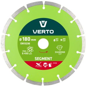 Tarcza diamentowa 180×22.2 mm segmen. VERTO 61H3S8 158245 Tarcza diamentowa 180×22.2 mm segmen. VERTO 61H3S8 158245