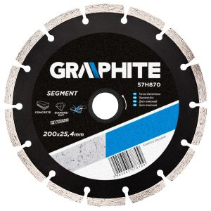 Tarcza diamentowa 200x25mm segment GRAPHITE 57H870 158276 Tarcza diamentowa 200x25mm segment GRAPHITE 57H870 158276