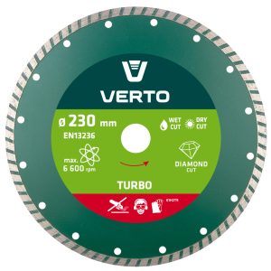 Tarcza diamentowa 230×22.2mm turbo VERTO 61H2T9 158243 Tarcza diamentowa 230×22.2mm turbo VERTO 61H2T9 158243