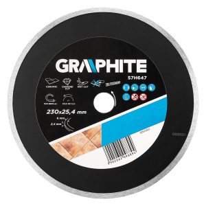 Tarcza diamentowa 230×25,4mm pełna Graphite 57H647 158274 Tarcza diamentowa 230×25,4mm pełna Graphite 57H647 158274