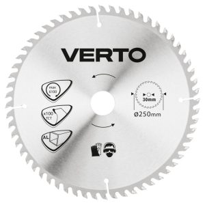 Tarcza do pilarki 250×30 mm aluminium VERTO 61H108 158218 Tarcza do pilarki 250×30 mm aluminium VERTO 61H108 158218