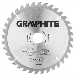 Tarcza do pilarki widiowa,205x30mm,GRAPHITE 57H682 158129 Tarcza do pilarki widiowa,205x30mm,GRAPHITE 57H682 158129