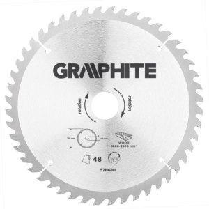 Tarcza do pilarki widiowa 216x30mm GRAPHITE 57H680 158183 Tarcza do pilarki widiowa 216x30mm GRAPHITE 57H680 158183