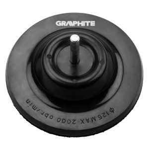 Tarcza elastyczna z rzepem 125 mm, GRAPHITE 55H824 158193 Tarcza elastyczna z rzepem 125 mm, GRAPHITE 55H824 158193