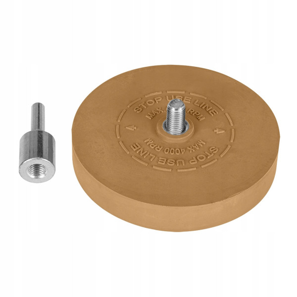 Tarcza gumowa dysk krążek do usuwania kleju naklejek 88mm, GRAPHITE 55H811 550500