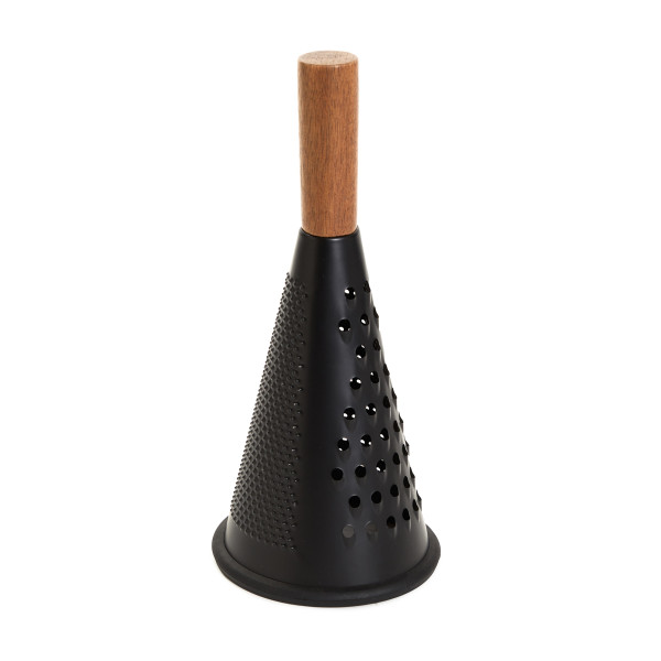 Tarka CRUSHER czarna z drewnianą rączką 27,5x12 cm HOMLA 954393