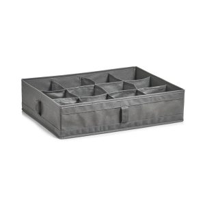 Tekstylny organizer do szafy z przegródkami, 44 x 34 x 11 cm 209932 Tekstylny organizer do szafy z przegródkami, 44 x 34 x 11 cm 209932