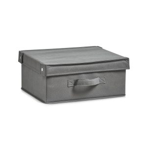 Tekstylny organizer do szafy z przykrywką, 33 x 28 x 15 cm 209927 Tekstylny organizer do szafy z przykrywką, 33 x 28 x 15 cm 209927