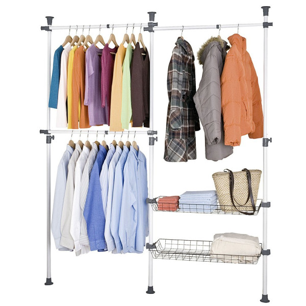 Teleskopowy organizer na ubrania HERKULES, WENKO 91327