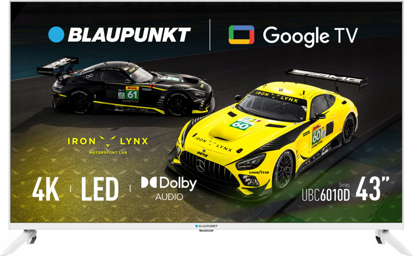 Telewizor LED Blaupunkt 43UBG6010S 43" 4K UHD Google TV WiFi Biały 840923