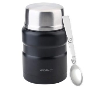 Termos obiadowy stalowy 0,5L KINGHOFF KH-1459 691945 Termos obiadowy stalowy 0,5L KINGHOFF KH-1459 691945