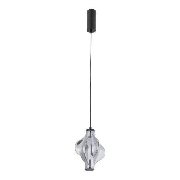 TK Lighting Elva Black Lampa Wisząca Led 8W elegancja zamknięta w szkle 847974