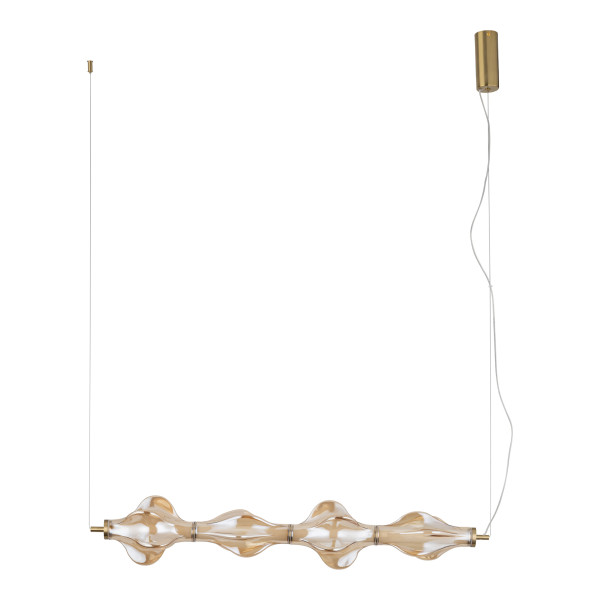 TK Lighting Elva mosiężna Lampa Wisząca Led 30W elegancja zamknięta w szkle 847899
