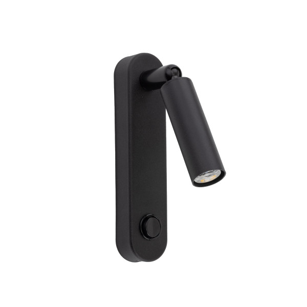 TK Lighting Enzo Long Czarny Kinkiet 1 827326