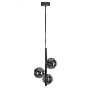 Tk Lighting Estera Czarna Lampa Wisząca 3 Źródła Światła 678799