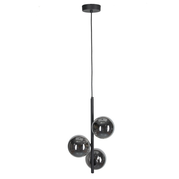 Tk Lighting Estera Czarna Lampa Wisząca 3 Źródła Światła 678799