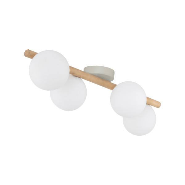 Tk Lighting Lampa Sufitowa Estera Wood 4 źródła światła 490369