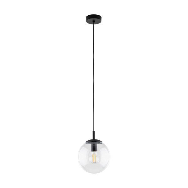 Tk Lighting Lampa Wisząca ESME 1 źródło Światła Szkło Transparentne 899871
