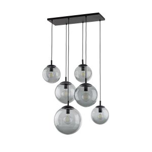 Tk Lighting Lampa Wisząca ESME Grafitowa 6 źródeł E27 899869 Tk Lighting Lampa Wisząca ESME Grafitowa 6 źródeł E27 899869