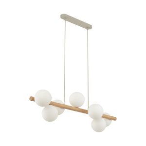 Tk Lighting Lampa Wisząca Estera Wood 7 źródeł światła 931844 Tk Lighting Lampa Wisząca Estera Wood 7 źródeł światła 931844