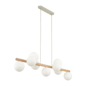 Tk Lighting Lampa Wisząca Estera Wood 9 – Styl Skandynawski 931843 Tk Lighting Lampa Wisząca Estera Wood 9 – Styl Skandynawski 931843